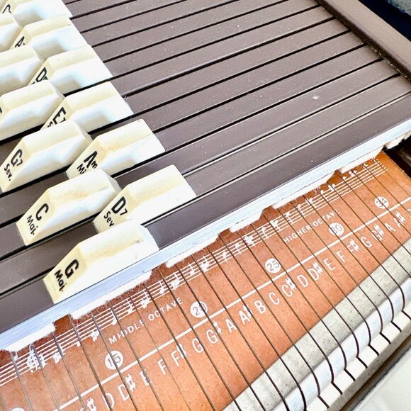 AUTOHARP BY OSCAR SCHMIDT WITH CARRYING CASE BH MODEL - Picture 4 of 16